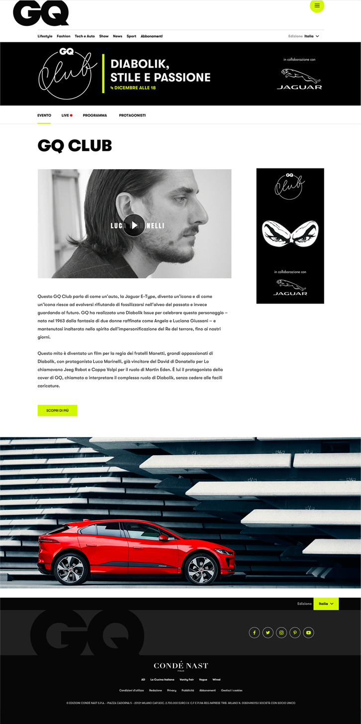 Condé Nast events platform — example 3